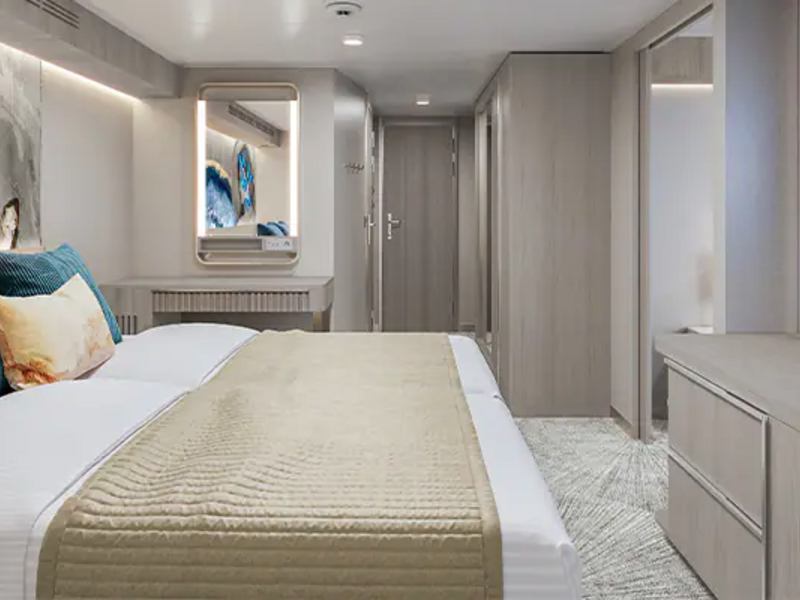 Forward-Facing Suite with Master Bedroom & Large Balcony